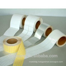 paper material blank white self adhesive label roll